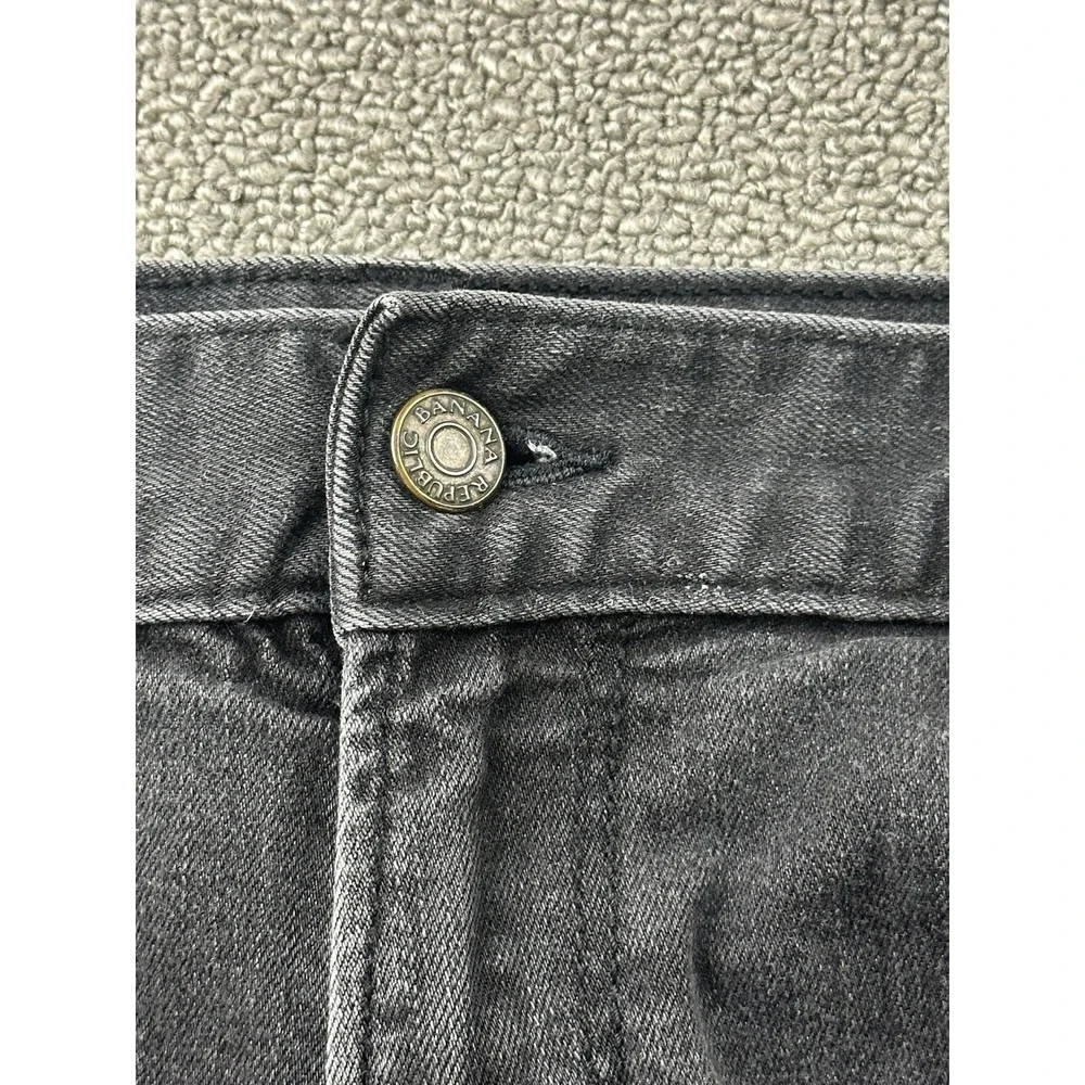 Banana Republic Jeans Men 38x32 Black‎ Travel Jean Athletic Fit Normcore Utility